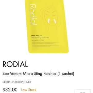 Rodial Bee Sting Patches 1 packet brand new